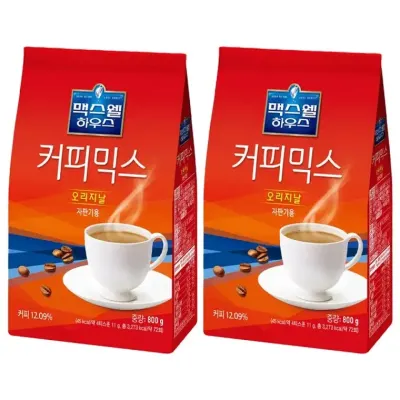 맥스웰하우스 오리지날 커피믹스 자판기용 800g x 2개