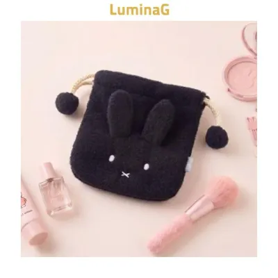 파우치 블랙 여행 외출 소지품 수납용 휴대용 화장품