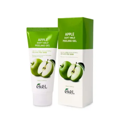 이켈 사과 소프트 마일드 필링젤 100ml 스크럽 얼굴각질제거 각질제거제
