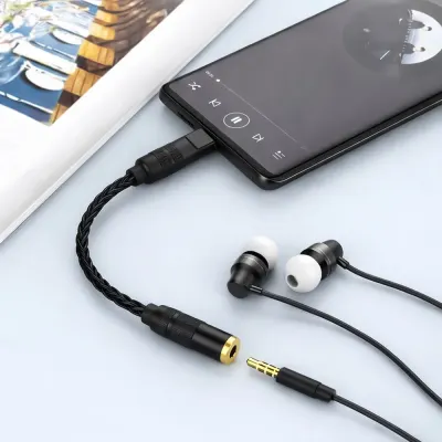 USB-C to 3.5mm DAC 이어폰 젠더 변환잭 꼬다리