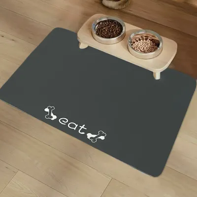 규조토 강아지 식기매트 반려동물 밥그릇매트 60x40cm