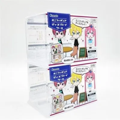 진열장 가챠 케이스 쌓는 멀티 데스크 장식용 아크릴 투명 정리 수납함 소품