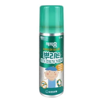 해피홈 몸에 뿌리는 모기 기피제 진드기 퇴치제 65ml