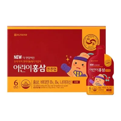 종근당건강 어린이 홍삼 튼튼업 20ml x 30포 1박스