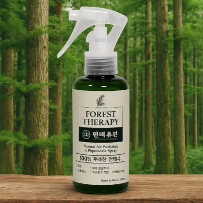 편백휴연 차량용 편백수스프레이 피톤치드 탈취제 차냄새제거 룸스프레이 150ml