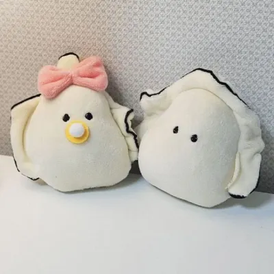 오이스터 열쇠고리 아기 굴 캐릭터 모찌 인형 키링 가방고리 백꾸용