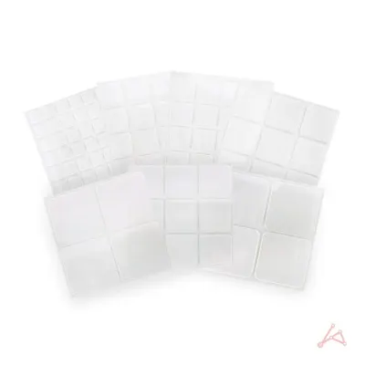 초강력 겔 투명 양면테이프(사각) 10mm 84p