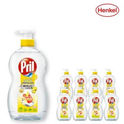 헨켈 프릴 베이킹소다 퓨어레몬 700ml x 8개 주방세제 찌든때 기름때 고농축