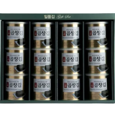 곱창김 선물세트 김선물세트 추석 12캔 명절 30g 일품