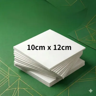 사각 종이호일 다용도 에어프라이어용 대용량 화이트 10cmx 12cm 1000개