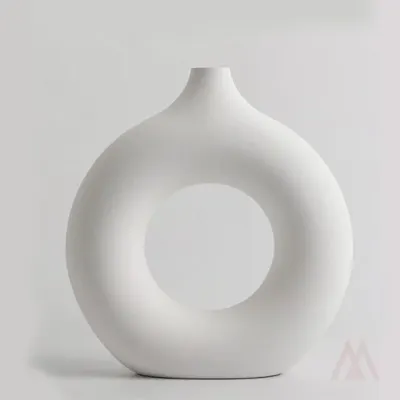 도자기 인테리어 꽃병 인테리어화병 유리화병 화이트