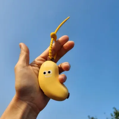옐로우 바나나 모양 칫솔 치약 위생 케이스