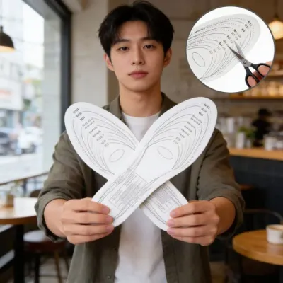 신발 깔창 메모리폼 패드 기능성 인솔 데일리 사무실 출근룩 스타일