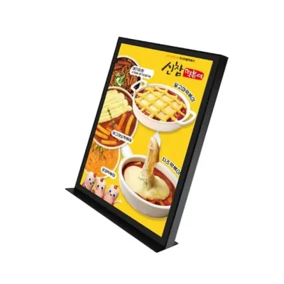 LED 라이트패널 테이블 광고판 메뉴판 조명 세로형 A2 스탠드 실내외 입간판