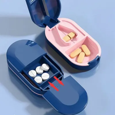 약분쇄기 알약절단기 휴대용 알약커터기 보관함 케이스