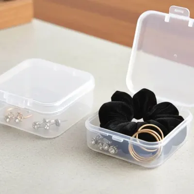 다용도 미니 투명 사각 보관함 플라스틱 악세사리 케이스 41mm