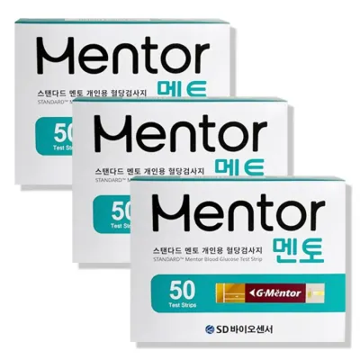 SD 스탠다드 멘토 혈당검사지 150매