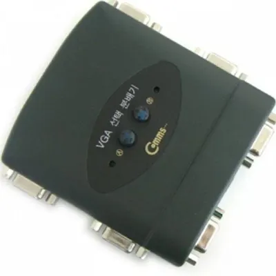vga 선택 분배기 vga 2 대 4 분배기 컴퓨터 디스플레이 모니터 화면