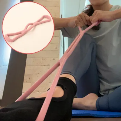 홈트 스트레칭 8자 튜빙밴드 핑크