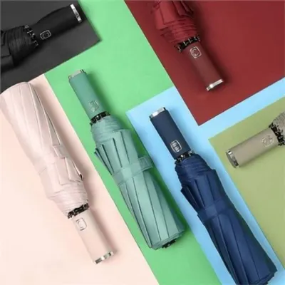 자외선 차단 양산 접이식 자외선 차단 양산 초경량 휴대용 접이식 암막 여성 원터치 자동 3단