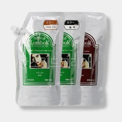 롬복 새치 염색약 헤나염색약 제1제 제2제 각 500ml
