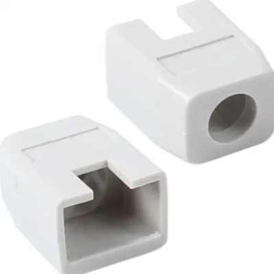 RJ-45 각부트 6mm 100개 단자커버 랜부트 포트단자 단자보호캡 단자대커버