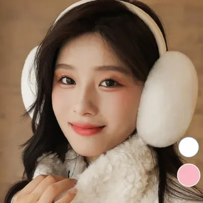 보송보송 솜사탕 귀마개 이어워머 이어머프 털귀마개 왕귀마개