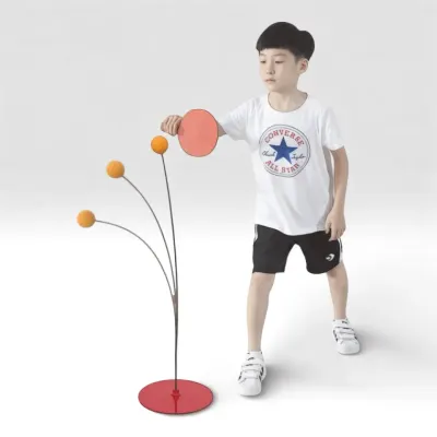 베르 탁구연습 나홀로 탁구 놀이 연습세트 탁구라켓 탁구공 포함