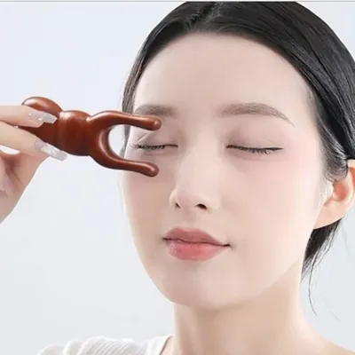 개구리 관자놀이 괄사 코마사지 마사지기 눈마사지