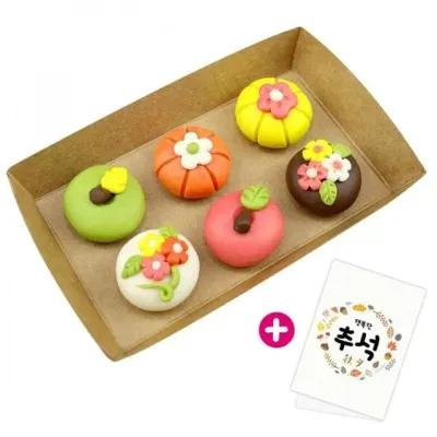 쪼물락비누 추석 화과자비누 10인용