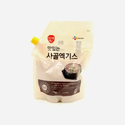 이츠웰 사골 엑기스 액상 1kg 파우치