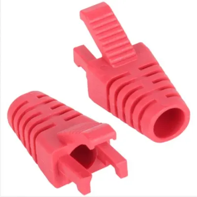 RJ-45 부트 레드 랜부트 케이블보호 랜선커버 랜커버 케이블커버