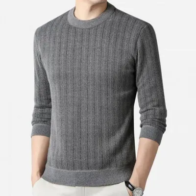 라운드넥 긴팔 니트 꽈배기 스웨터 풀오버 가을 겨울 데일리웨어