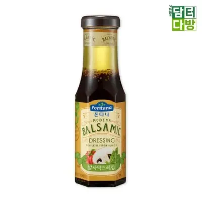 발사믹드레싱 폰타나 이탈리안 양념 샐러드소스 묶음 요거트 유러피안디핑소스 3개 270g