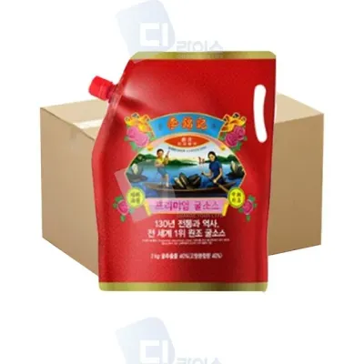 이금기 프리미엄 굴소스 스파우트팩 2kg 6입 1박스