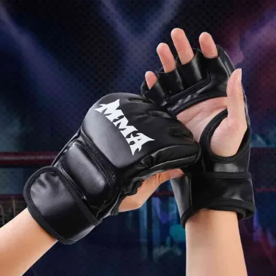 격투기 하프 핑거 글러브 1쌍 스파링글러브 격투기하프핑거글러브 MMA훈련글러브