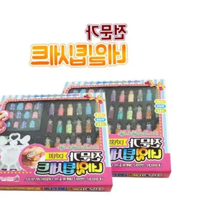 네일팁세트 어린이네일팁 키즈네일아트 랜덤 1개