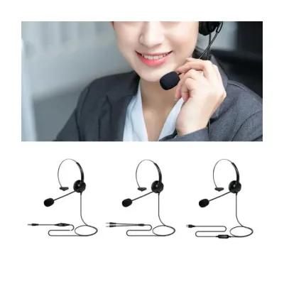 루미나D 마이크 콜센터 헤드셋 강의 상담원 유선 3.5 일자타입