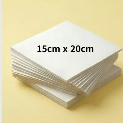 사각 종이호일 다용도 에어프라이어용 대용량 화이트 15cmx 20cm 600개