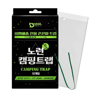 노런 캠핑트랩 10매 비행해충 전용 걸이형 끈끈이