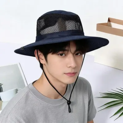 남성 메쉬 썬캡 여름 캠핑 모자 등산 아웃도어 트레킹 자외선차단