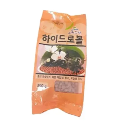 초록스타 인공토 원예 화초 야생초 분재 분갈이 화분마감재 하이드로볼 300g