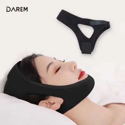 취침보조 입숨김 코골이완화 머리밴드