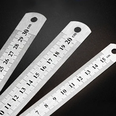 스틸자 스텐 쇠 자 철자 측정용 눈금자 15cm (특가)