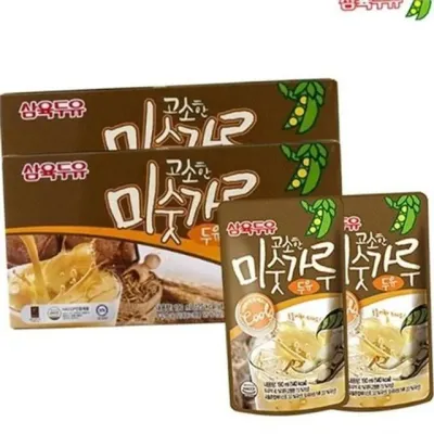 곡물 미숫가루 파우치 미숫가루 고소한 간편 휴대용 오곡 선식 다이어트 단백질 가벼운 혼합 건강 식이