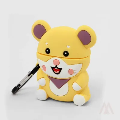 에어팟 케이스 실리콘 커버 옐로우 말랑말랑한케이스 생활방수 깜찍한케이스