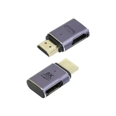 8k hdmi 젠더 hdmi 연장 젠더 좌측 직각 디스플레이 모니터 컴팩트 확장 출력