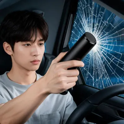 차량용망치 비상용 생존도구 안전벨트커터 창문유리깨기 캠핑 장비