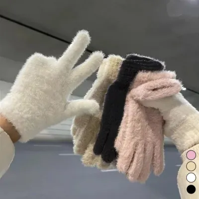 밍크 파스텔 겨울 방한 장갑 LM-0265