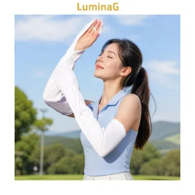 손등 덮개 자외선 차단 가리개 골프 쿨토시 운전 햇볕 등산